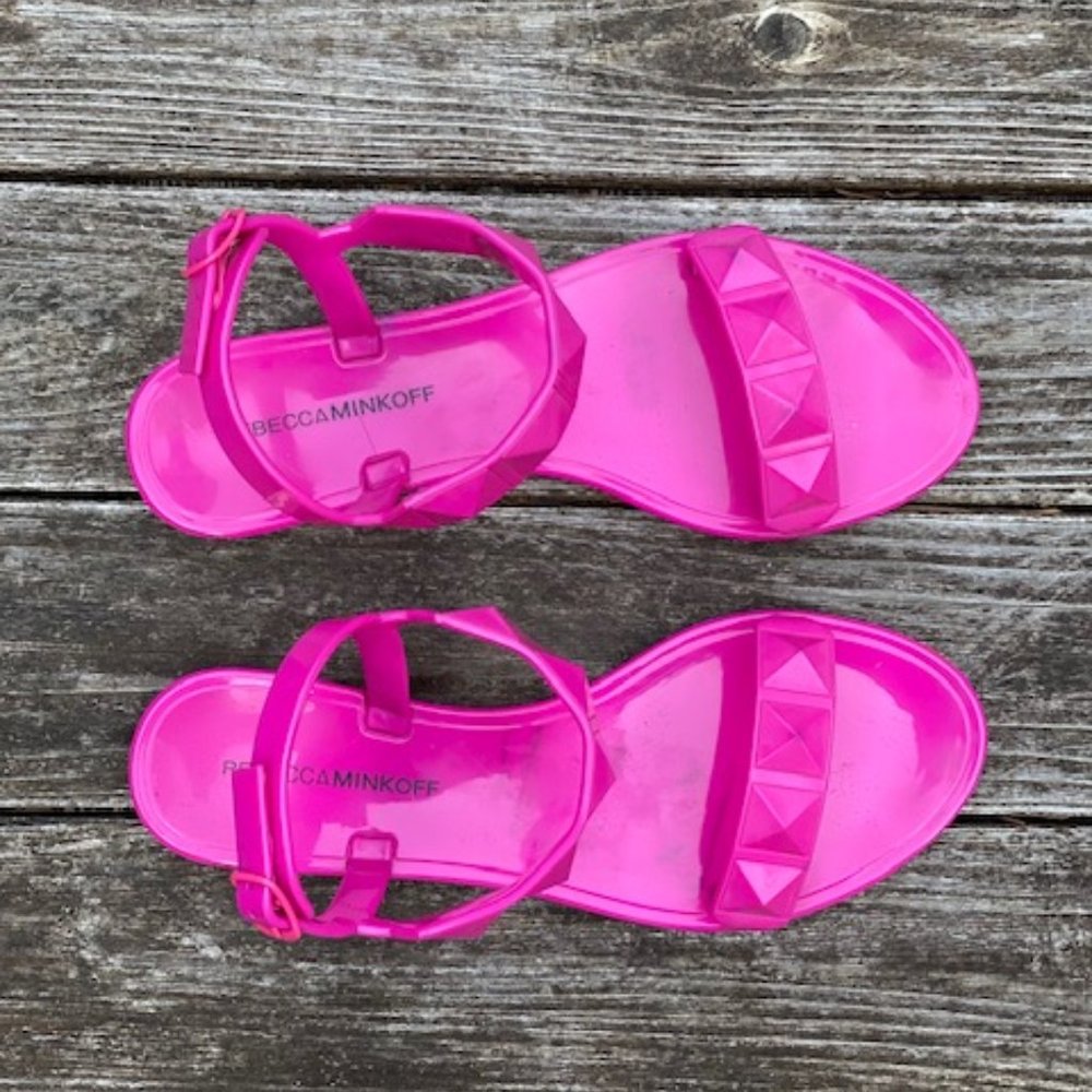 Rebecca Minkoff Jana Studded Jelly Sandals